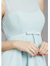 Chiffon Keyhole Back High Low Bridesmaid Dress